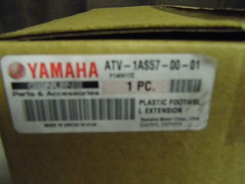 New oem yamaha atv raptor foot basket extensions kit atv-1as57-00-01