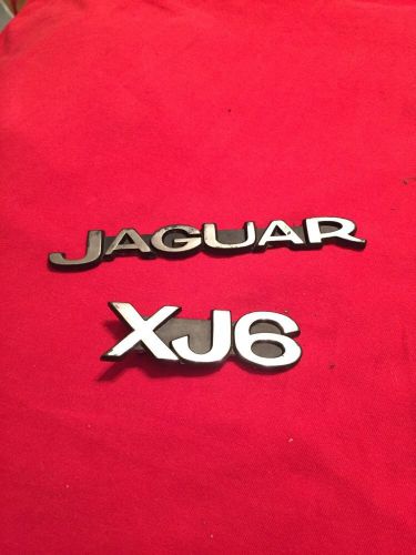 1984 jaguar xj6 plastic trunk emblems