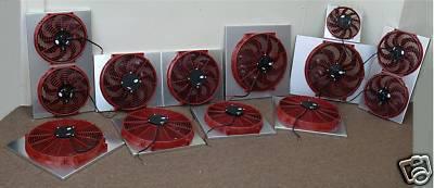 Chevy astro & safari van electric cooling fan conversion kit mpg hp cold a/c