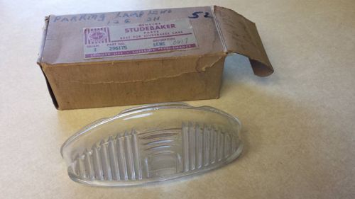1952 studebaker parking lamp lens glass light original box