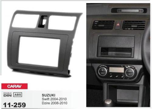 Carav 11-259 2din car radio dash kit panel for suzuki swift 04-10; dzire 08-10