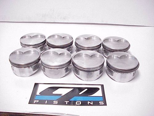 8 cp forged 18° sb chevy flatop pistons 4.140&#034; bore 1.130&#034; ch 927 r10