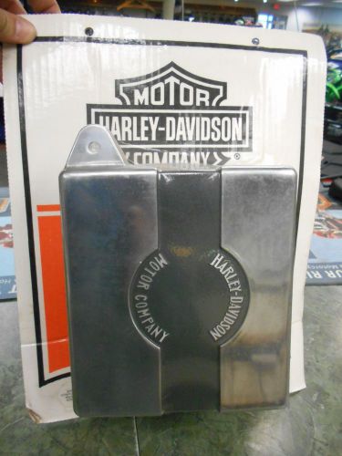 Harley davidson battery cover kit oem nos vintage 1966 84 flh models 66355-85