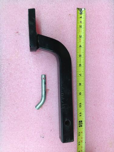Ball hitch mount 1-1/4" receiver tubes 4" drop or rise