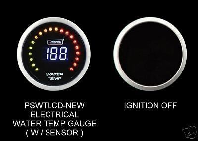 Digital water temperature gauge-electrical 52mm 2 1/16&#034;
