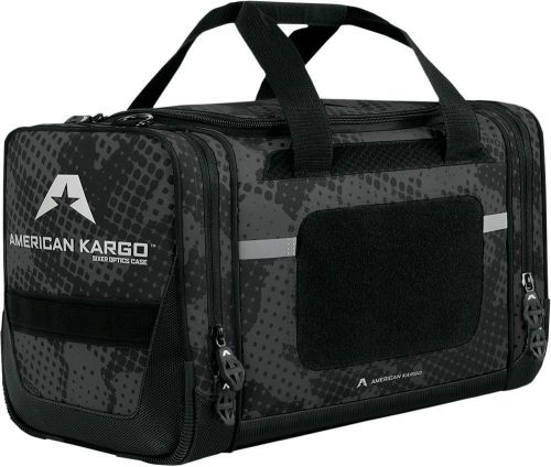 American kargo riding textile sixer case google bag black 10 h x 17 w x 10 d
