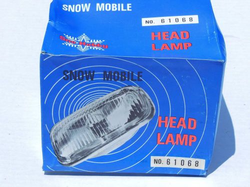 N.o.s  vtg snowmobile headlight head lamp 12v 45 watt sno hobby  ski doo