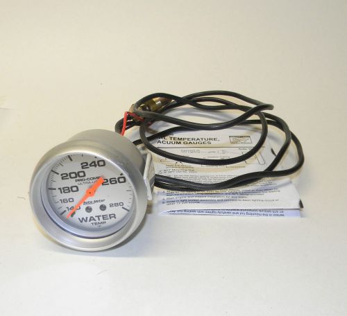Auto meter  ultra-lite mechanical water temperature gauge 2 5/8&#034; exc
