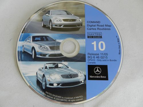 2003 2004 mercedes sl600 sl500 sl55 sl-class navigation cd #10 cover canada map