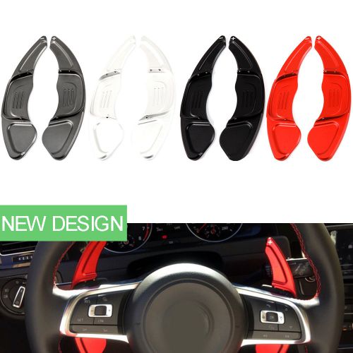 Steering wheel paddle shifter extension for volkswagen golf 7 r gti mk7 scirocco