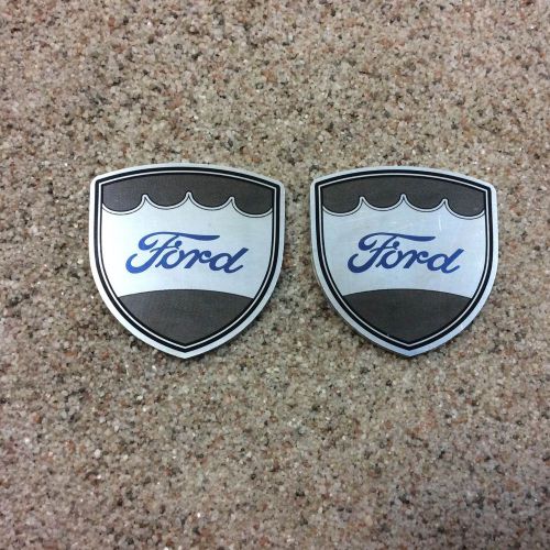 Ford aluminum car sticker size 1.57&#034;x1.57&#034;(40x40 mm) thickness 0.083&#034;