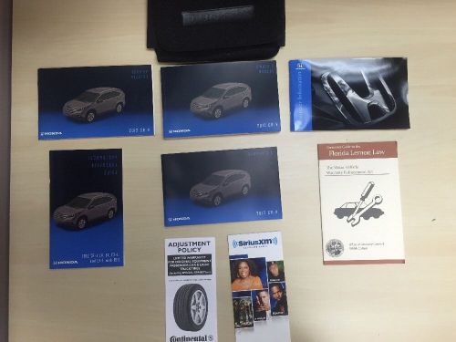 Honda crv 2012 owner manual books with. case oem