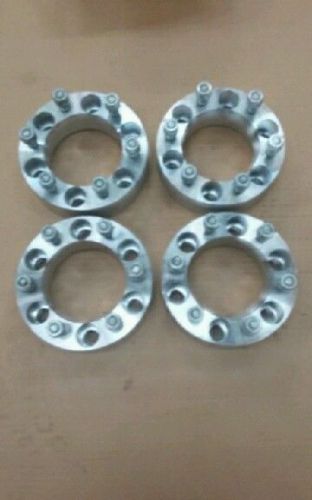Set of 4 wheel spacers 2&#034; fit toyota tundra aluminum adapter 6x5.5 6 lug pickups