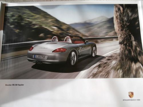 Porsche boxster 60 sypder factory showroom poster