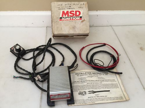 Msd ignition #8680 adjustable spark timing control