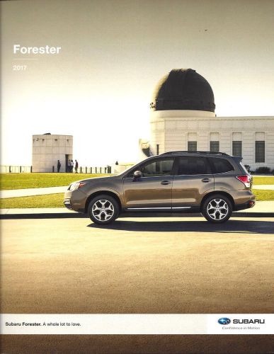 2017 subaru  forester  premium/limited &amp; touring /2.5i - 2.0xt  24 page brochure