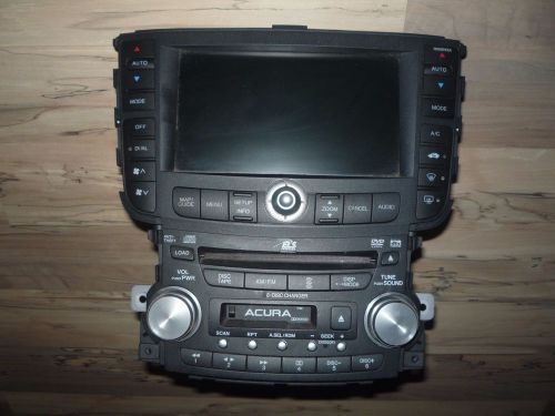 04 05 06 acura tl navigation 6 disc cd player changer radio climate control