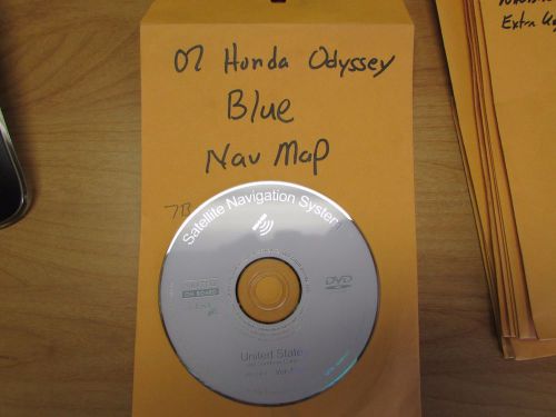 2007 honda odyssey navigation map disc ver. 4.55