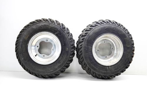 06 suzuki ltr450 front wheels rims &amp; tires 22x7-10 itp holeshot