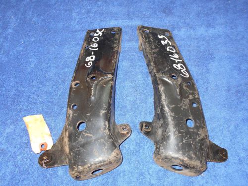 1936 ford car  front fender braces  lh and rh   pair  nos ford 816