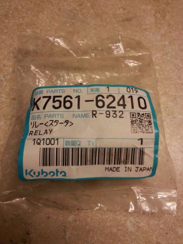 Starter relay, kubota #k7561-62410 rtv900g/900w  *genuine kubota part* new