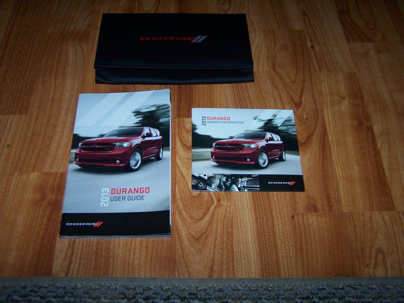 2013 dodge durango owners manual set with case free shipping