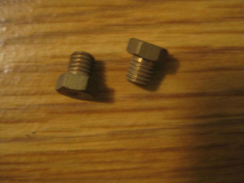 2 nos obsolete vintage yamaha motorcycle carb main jets ~ part # 288-14343-47-00