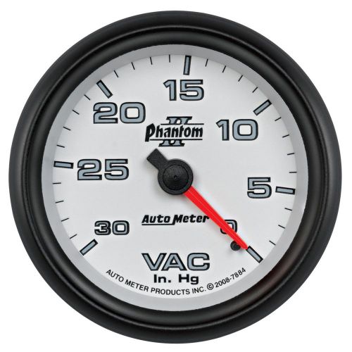 Auto meter 7884 vacuum pressure 30 inhg - phantom ii