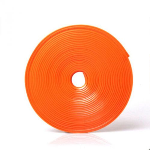8m orange tire guard protector line glue rubber moulding car wheel hub rim dec
