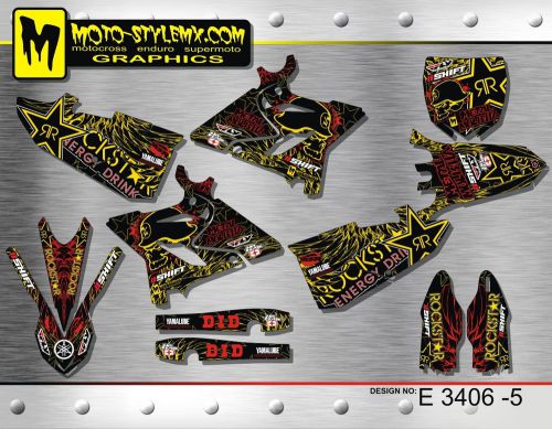 Ymaha yz 125 &amp; 250  2015 2016 graphics decals kit stickers moto stylemx