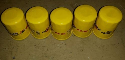 Vintage nos pennzoil pz-36 oil filters lot of 5