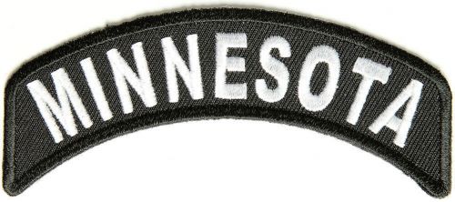 Minnesota state rocker patch sml embroidered motorcycle biker vest patch sr726