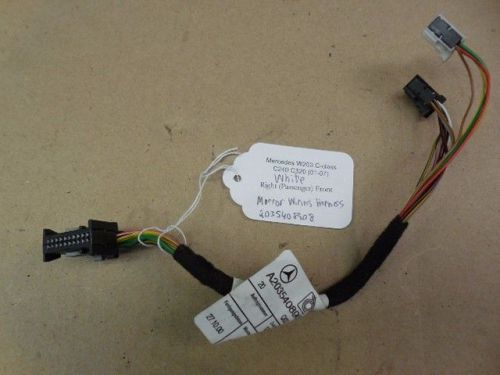 Mercedes w203 c240 c320 right passenger front mirror wiring harness 2035408908