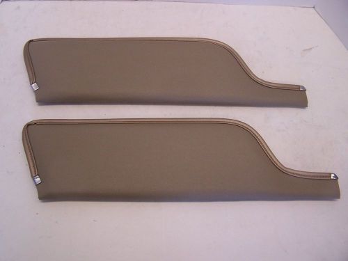 1967 1968 mustang ivy gold coupe or fastback sunvisors, pair