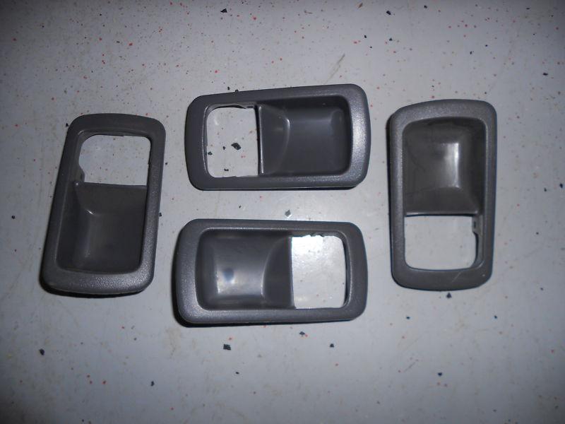 92 93 94 95 96 toyota camry all 4 door handle covers trim bezels dark grey new