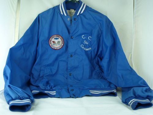 Vintage 70&#039;s national chevelle owners club jacket with patch and embroidery