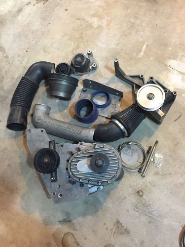Mustang 5.0 gt lx cobra supercharger kit and brackets some pieces missing