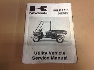 Used kawasaki service manual 2000-2002 mule 2510 diesel (mule2510-002)