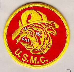 United states mc bull dog patch   p915