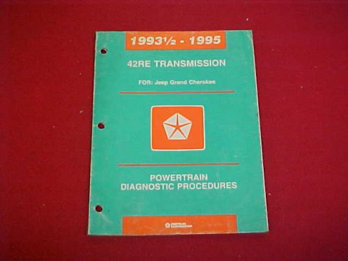 1993 1/2 1994 1995 jeep 42re transmission diagnosis service manual 93.5 94 95