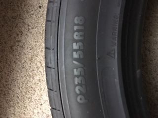 2 used michelin 235/55/18 tires