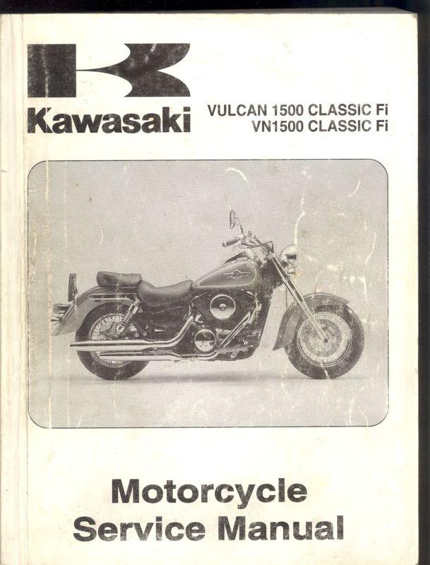 2000 kawasaki vulcan 1500 classic fi /  vn1500   motorcycle service manual