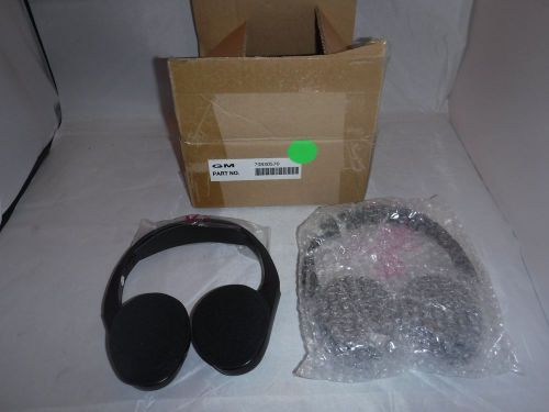 New 2 gm fold flat 2 channel headphone kit gm part number 20830570