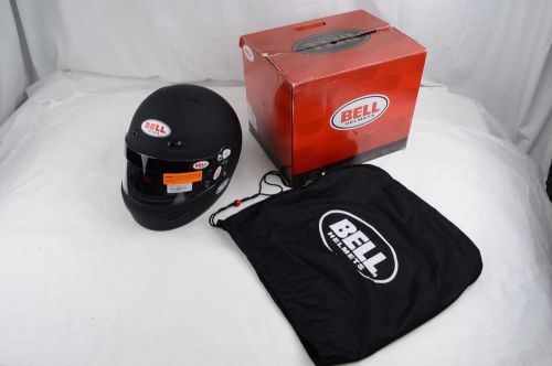 New bell racing helmet m-4 matte black extra large (xl) snell sa2010