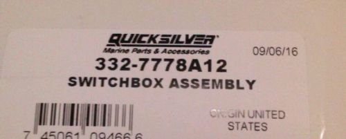 Quicksilver 332-7778a12