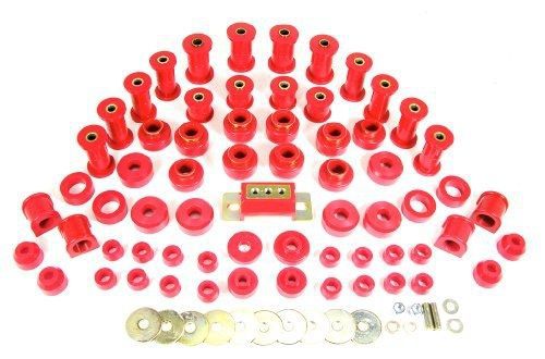 Prothane 1-2009 red total kit with transmission mount for yj