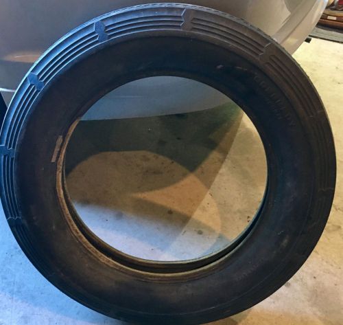Tire, vintage corduroy bias ply tire, 5.25-5.50-18 black wall