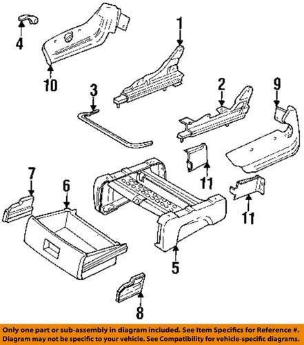 Mopar oem 4477472 seats & tracks-recline handle