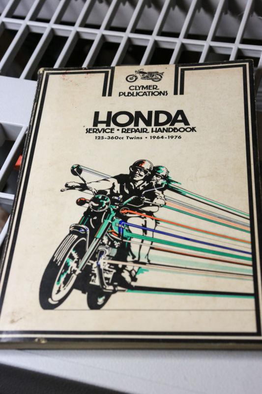 1964-1976 honda motorcycle service repair handbook. 125-360cc twins
