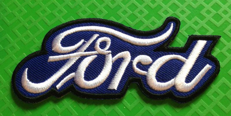 Ford embroidered patch iron-on or sew super duty f150 250 mustang 5.0 shelby  
